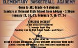 Westshore Basketball Academy for Grades 4 & 5 Information